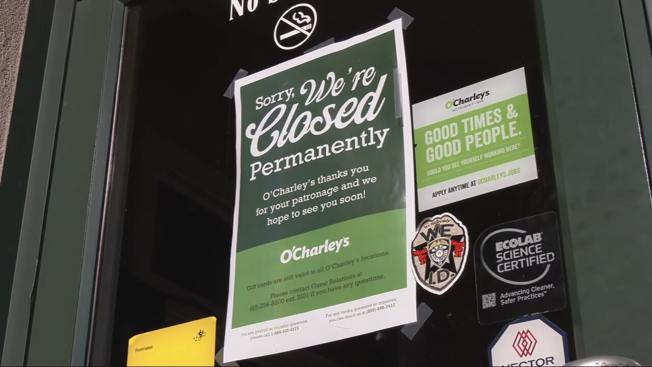 Dixie Highway O'Charley's closing